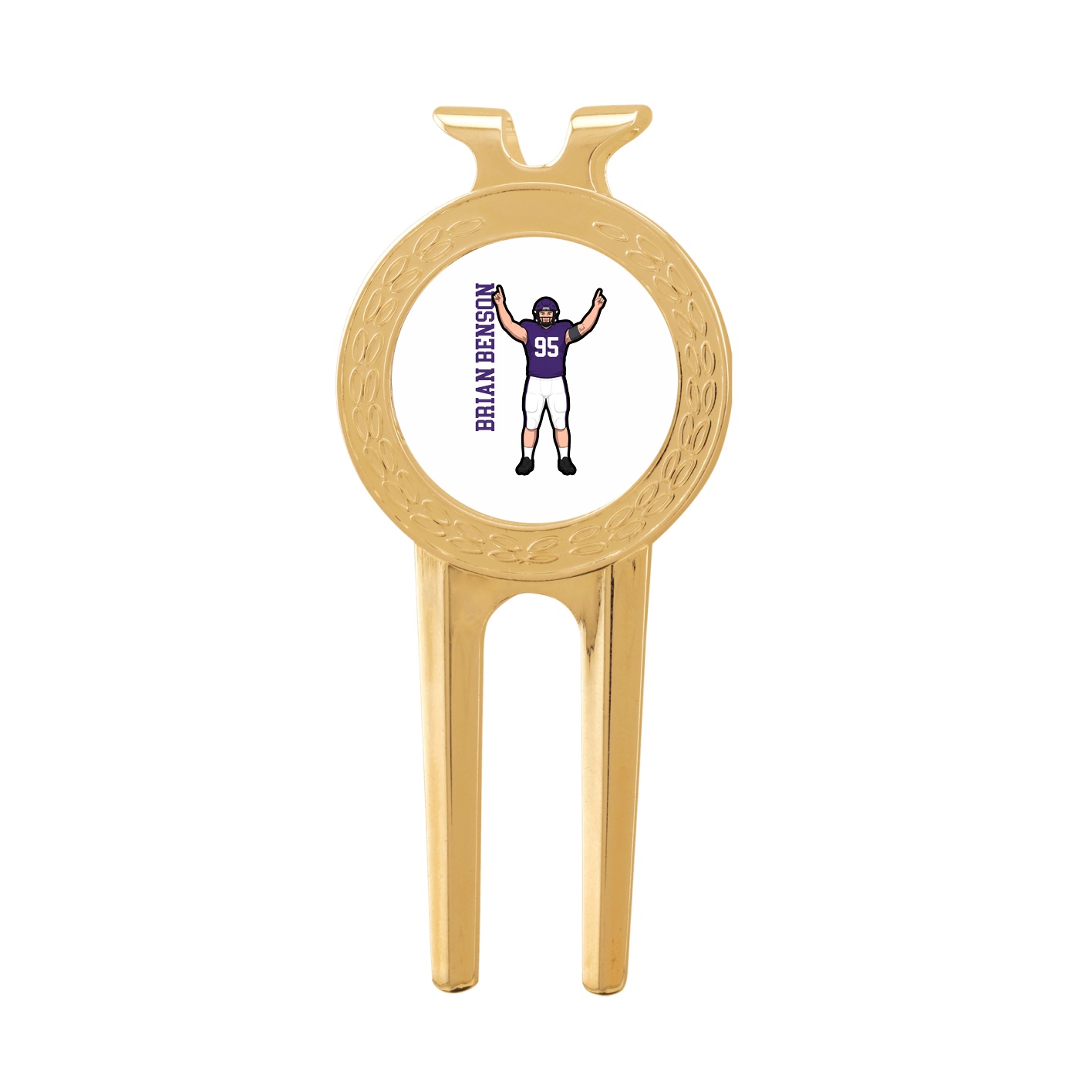 Divot Tool with Ball Marker — Name Vertical in Classic