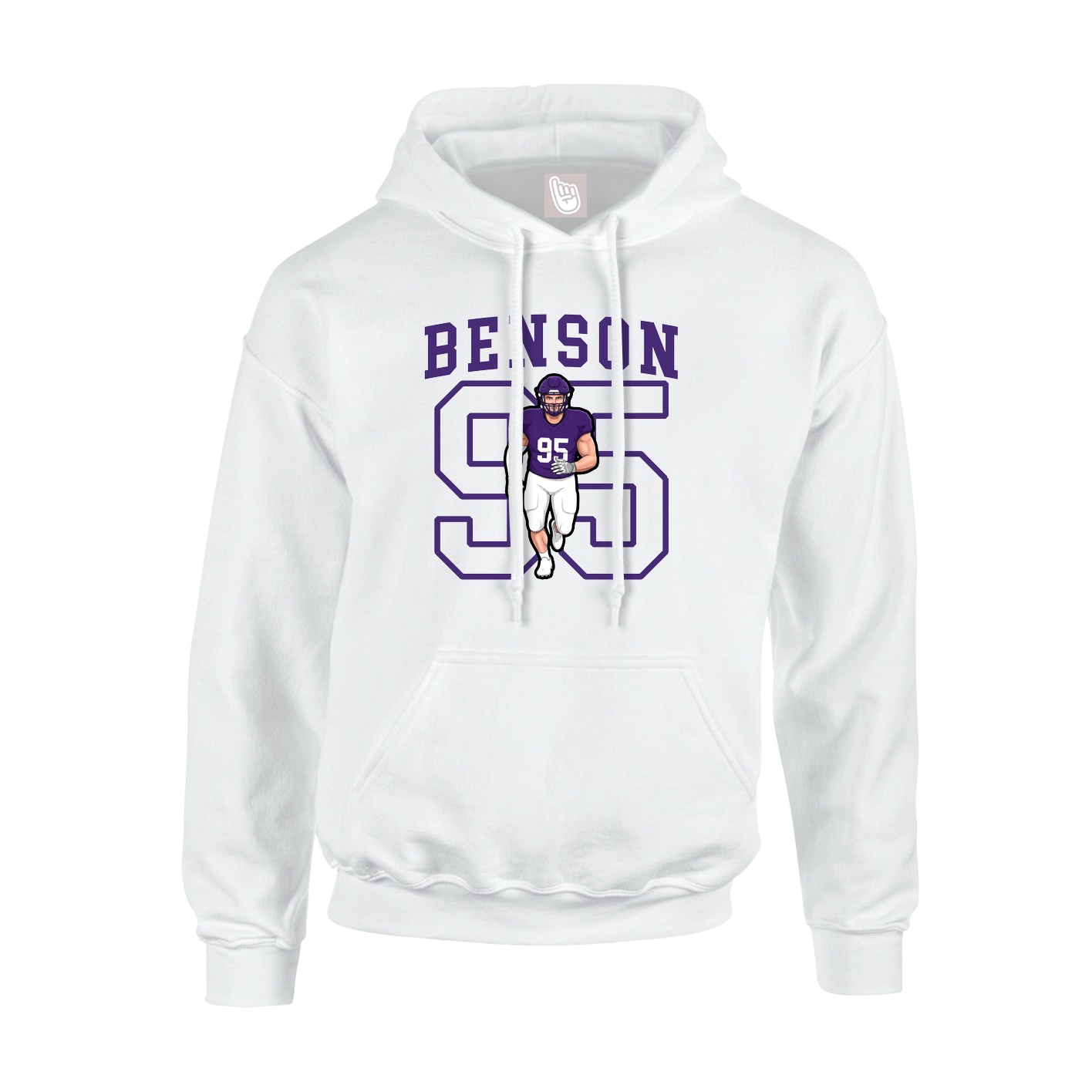Hoodie — Shirsey in White