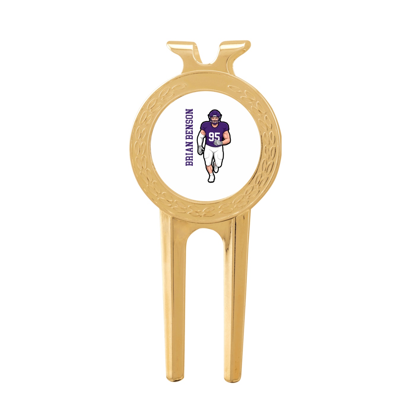 Divot Tool with Ball Marker — Name Vertical in Classic