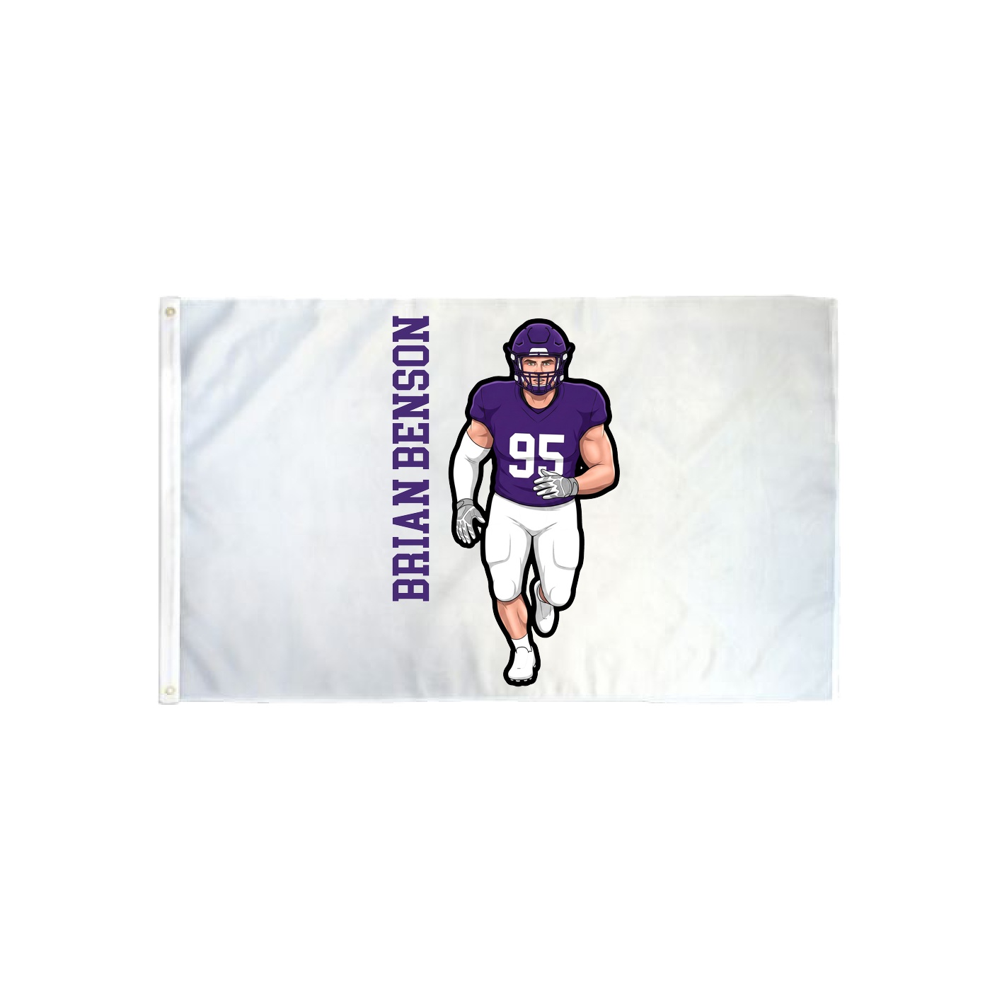 3x5 Flag — Name Vertical in Classic
