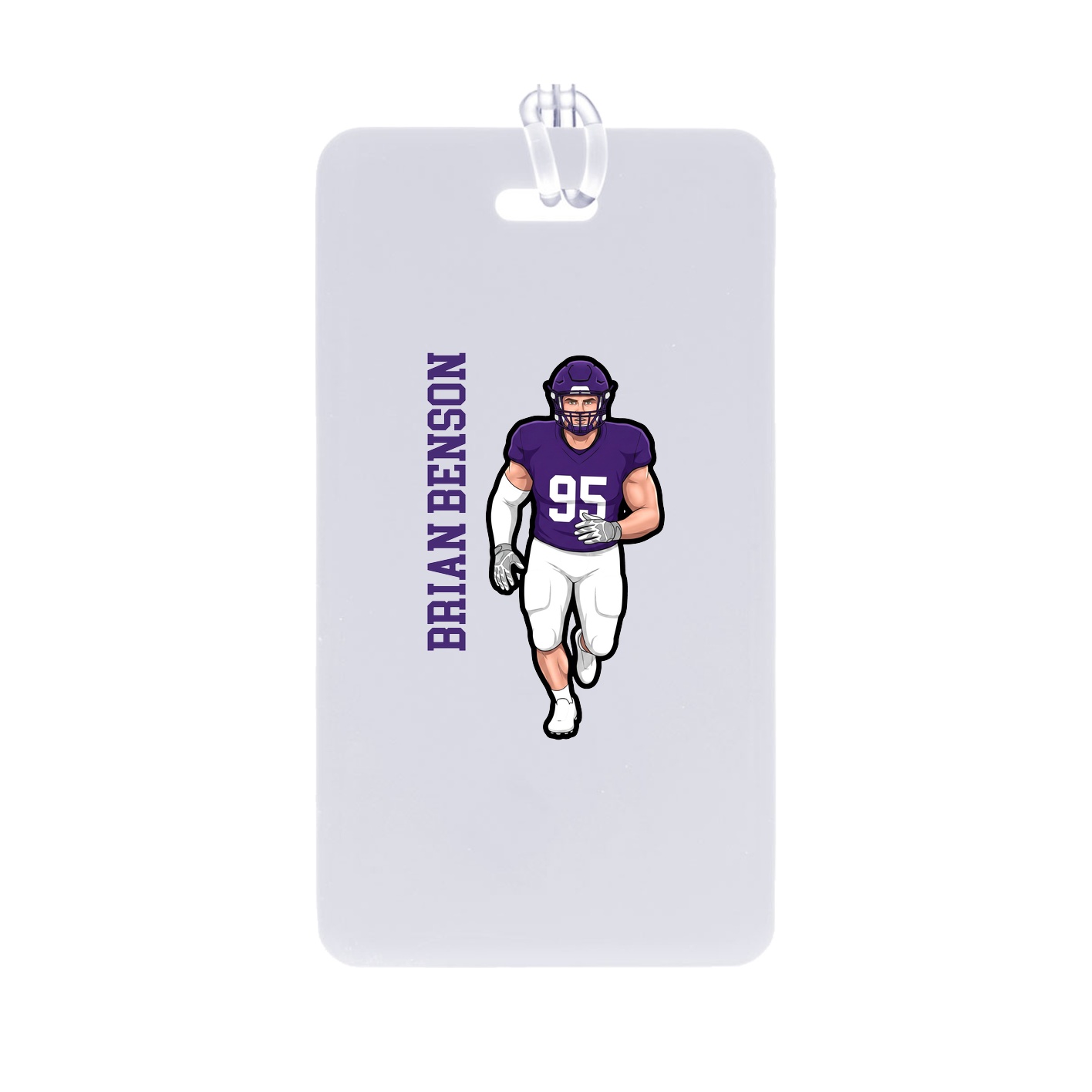 Bag Tag — Name Vertical in Classic