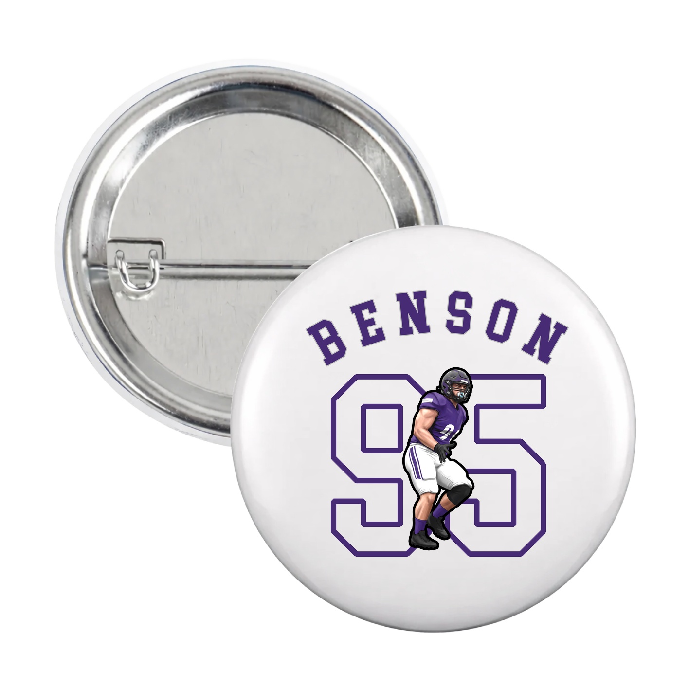 Game Day Button — Shirsey Arch in White