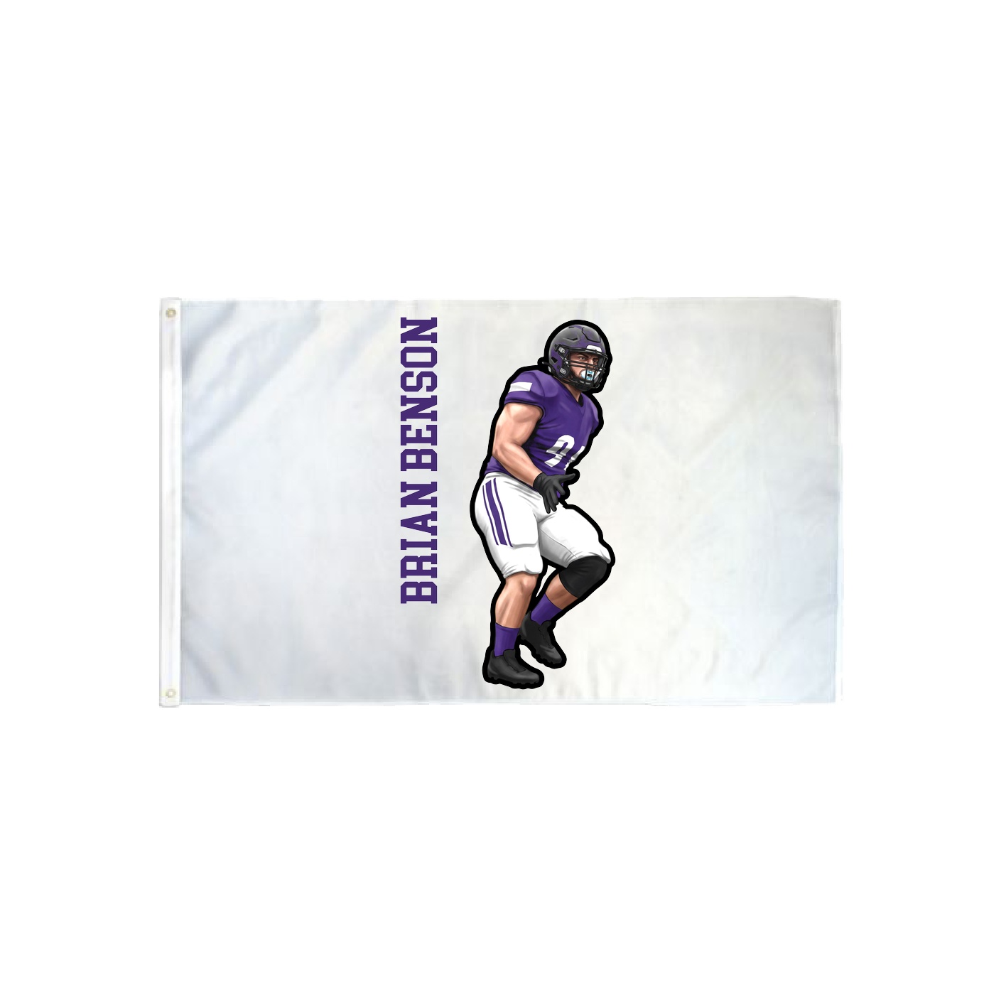 3x5 Flag — Name Vertical in Classic