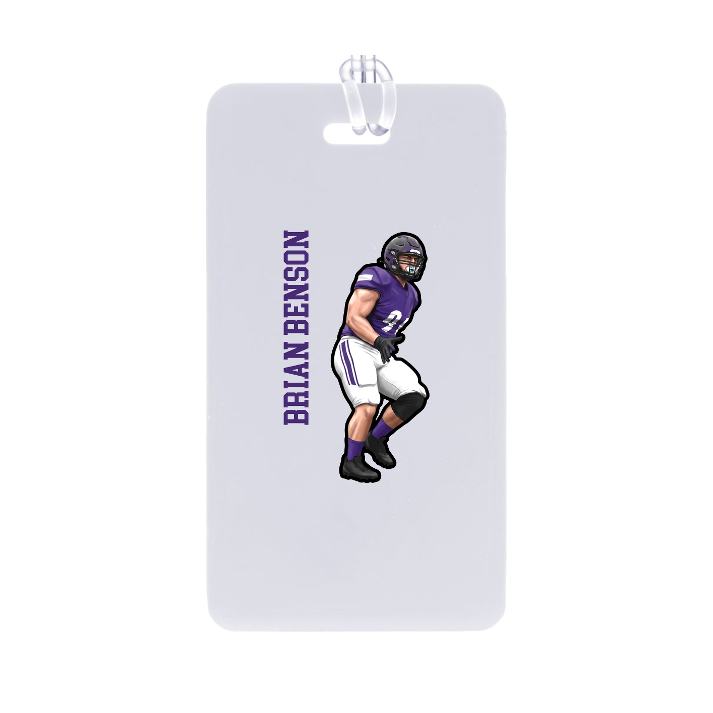 Bag Tag — Name Vertical in Classic