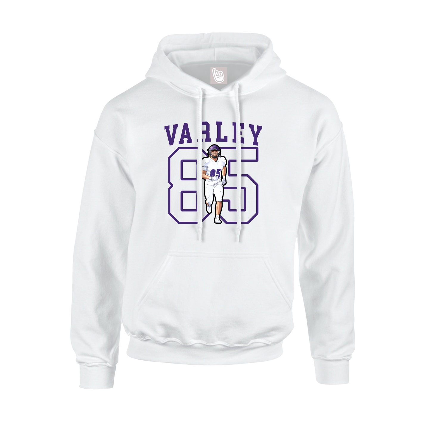 Hoodie — Shirsey in White