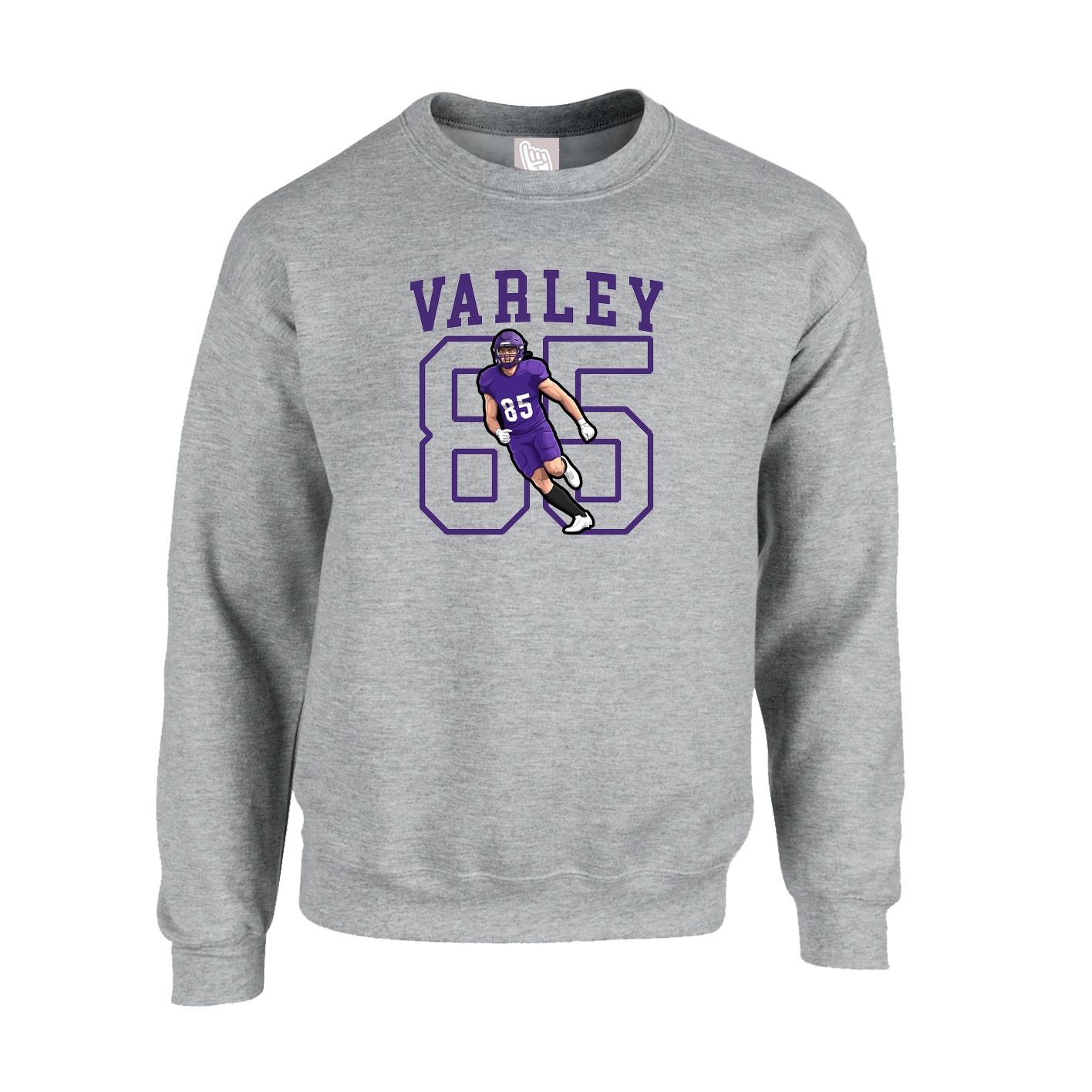 Fleece Crew — Shirsey in Grey