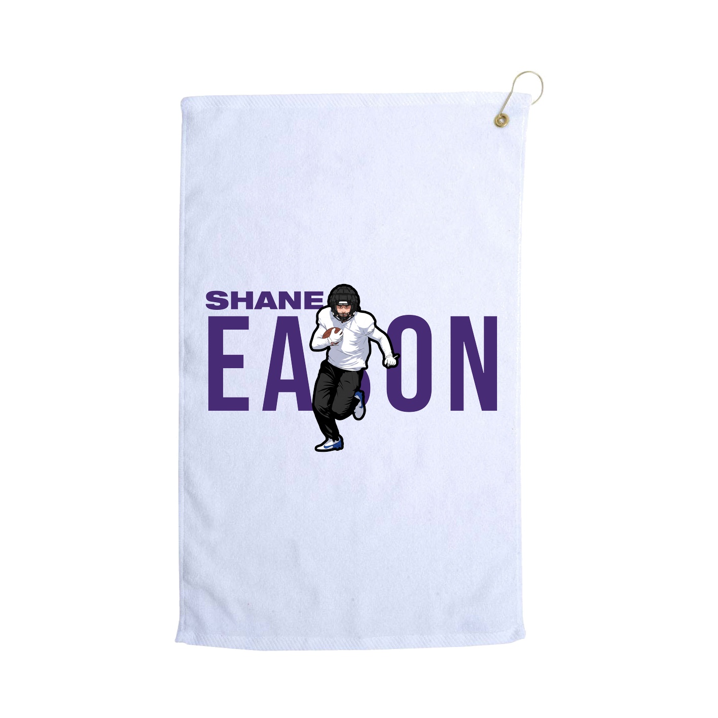 Golf Towel — Player Name in White