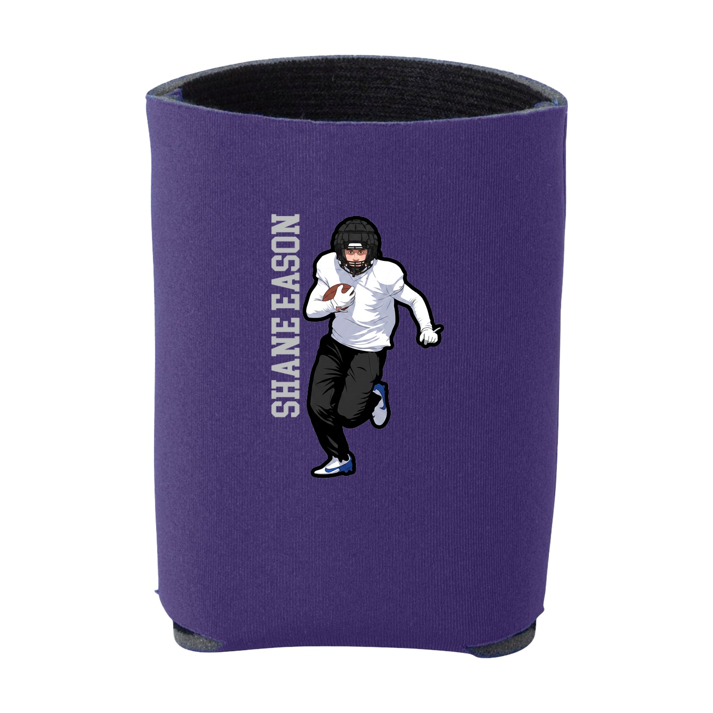 Can Holder — Name Vertical in Purple