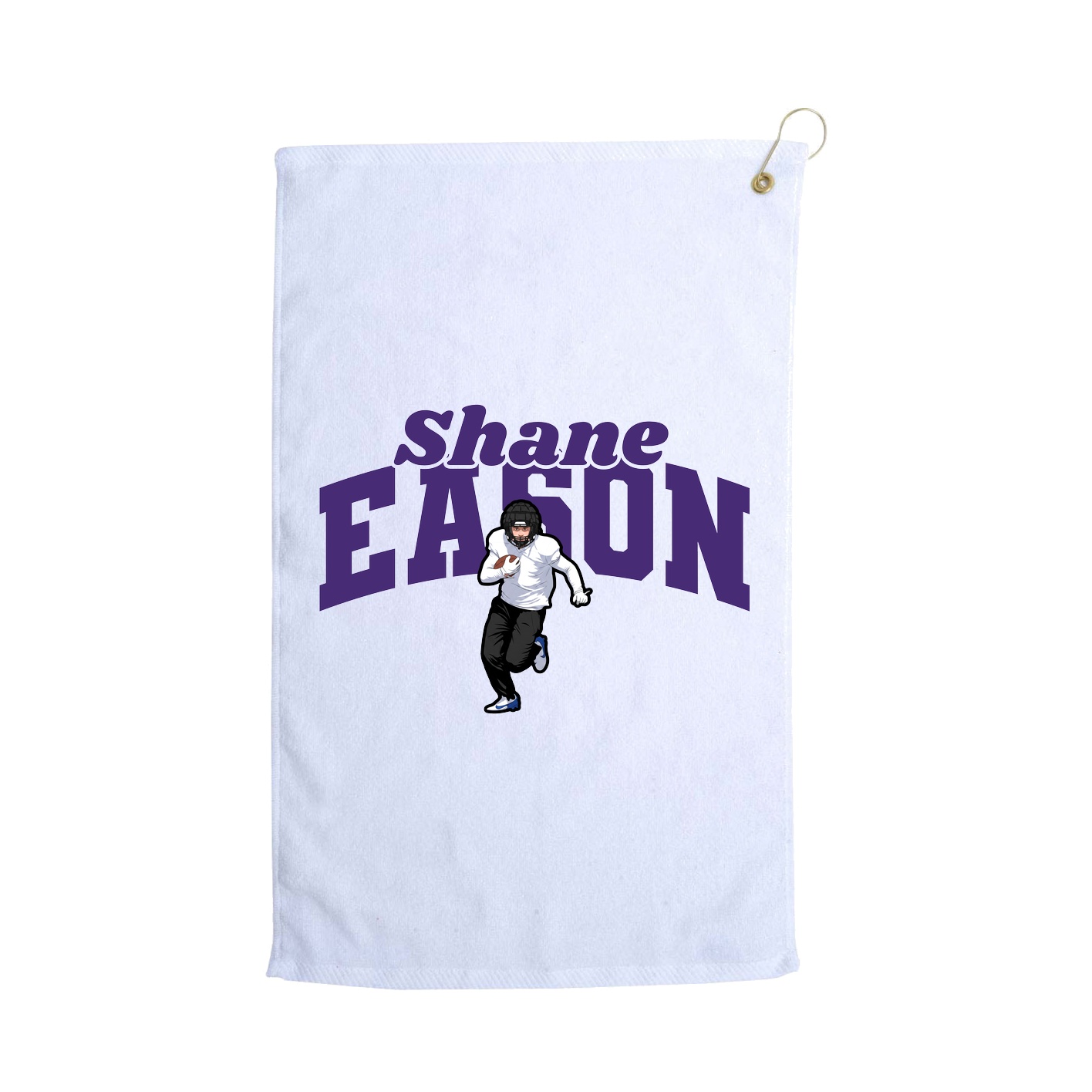 Golf Towel — Signature Arch in White