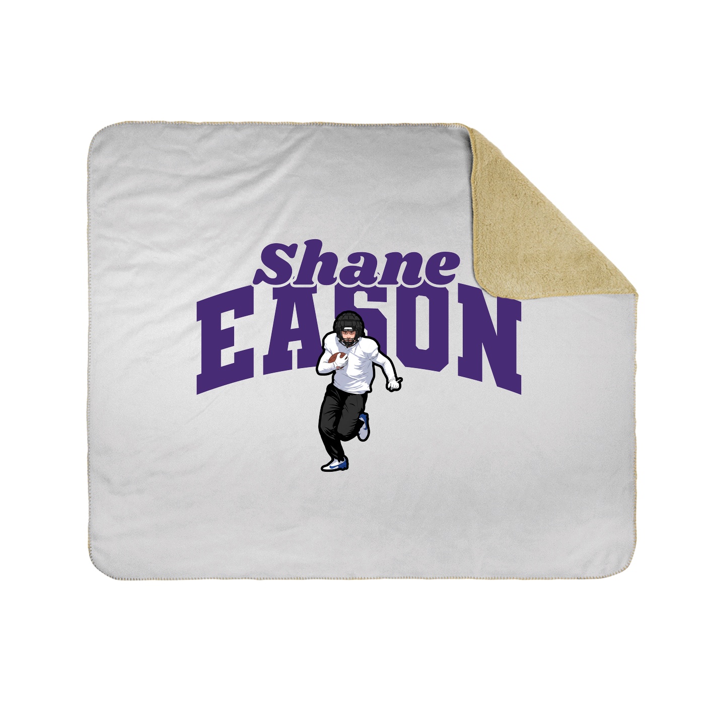 Throw Blanket — Signature Arch in White