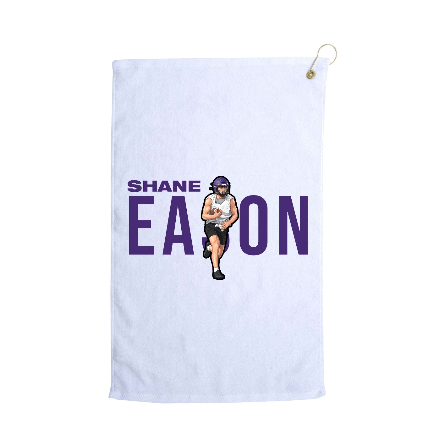 Golf Towel — Player Name in White
