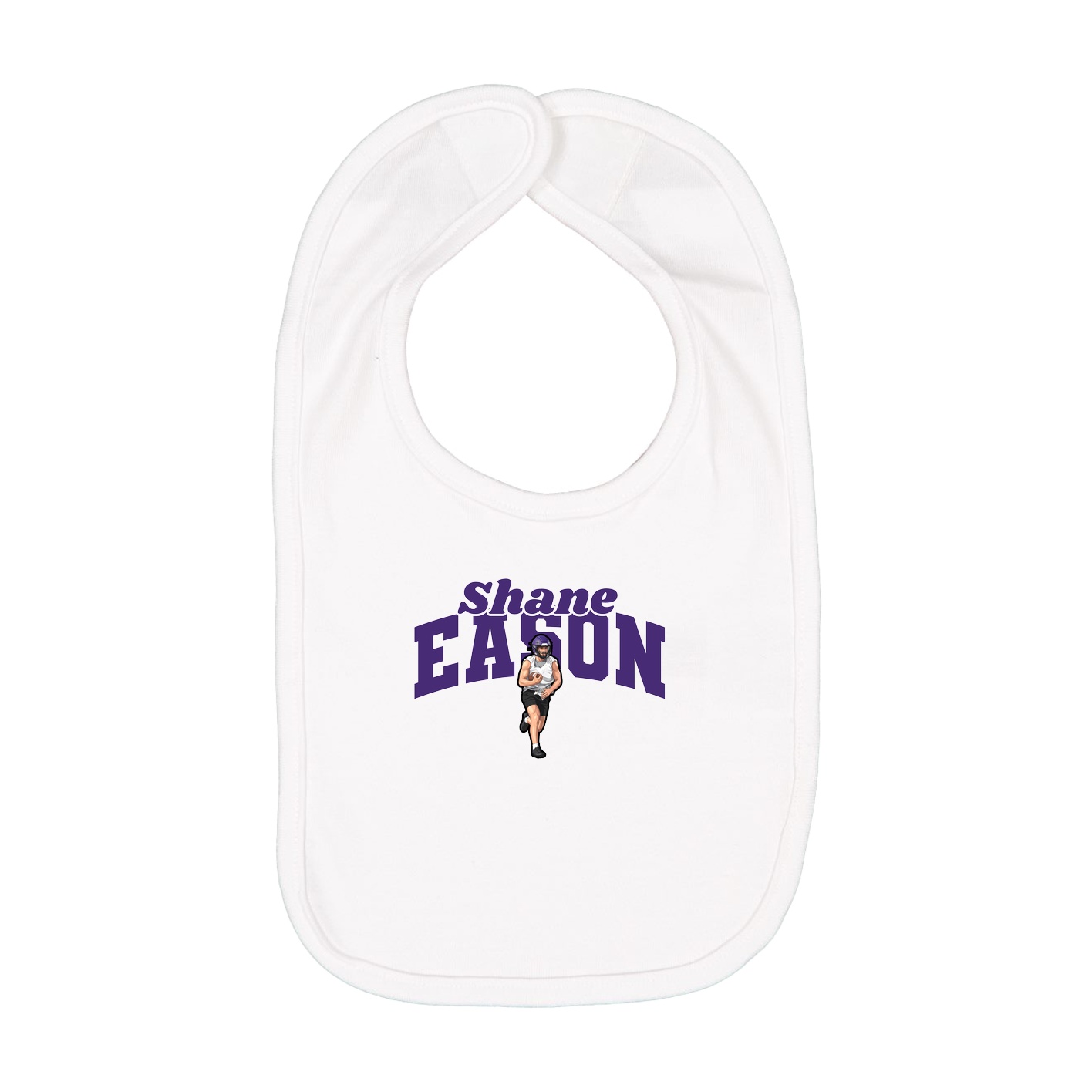 Infant Bib — Signature Arch in White