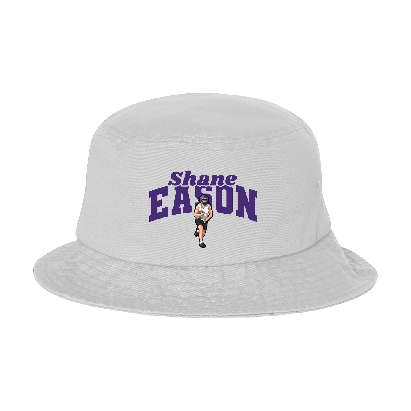 Bucket Cap — Signature Arch in White