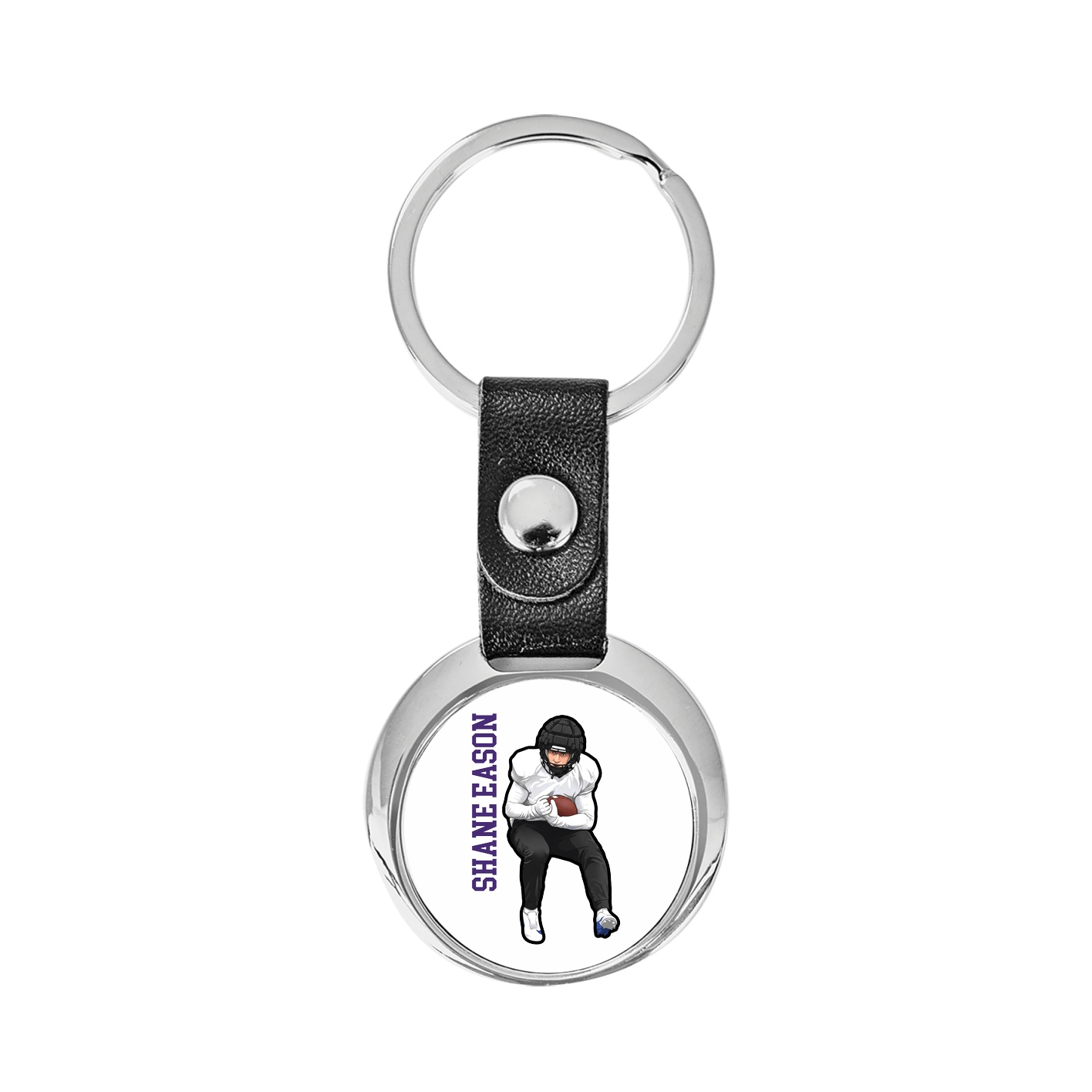 Key Chain — Name Vertical in Classic
