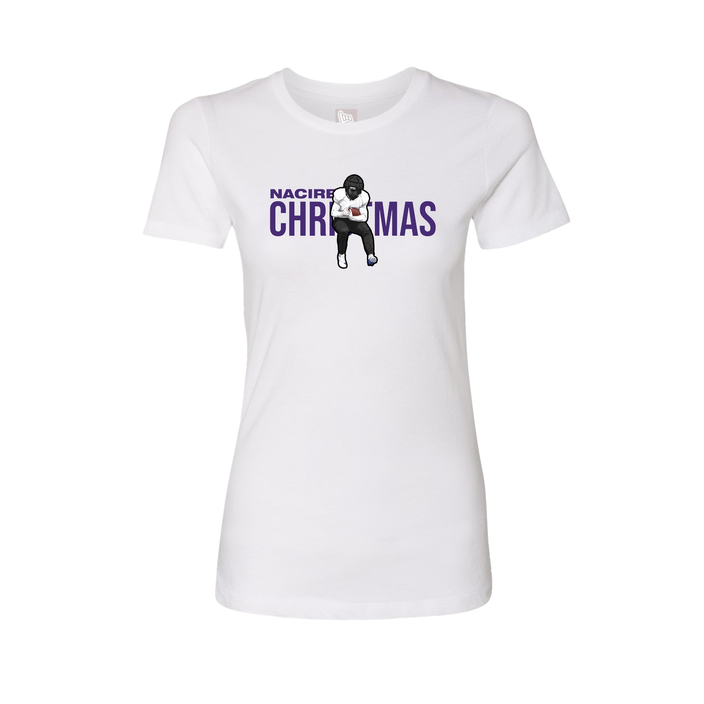 Womens Tee — Player Name in White