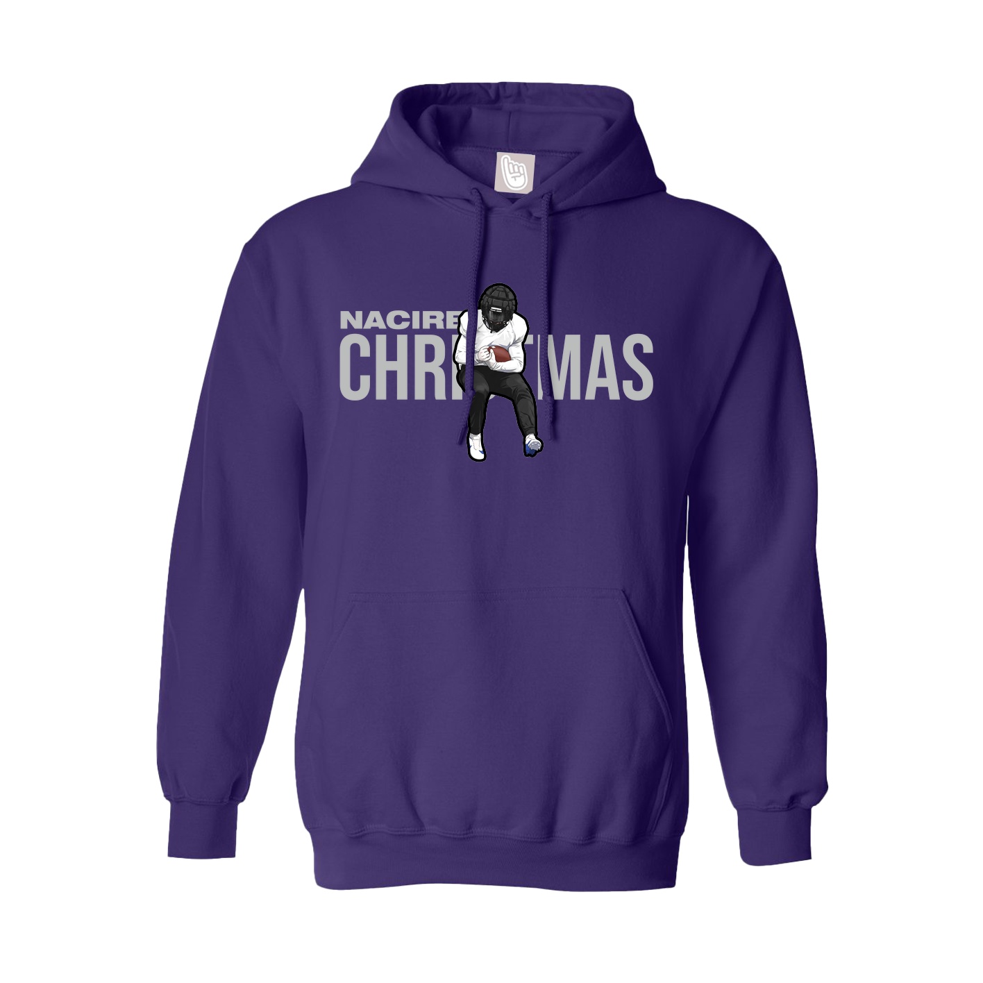 Hoodie — Player Name in Purple