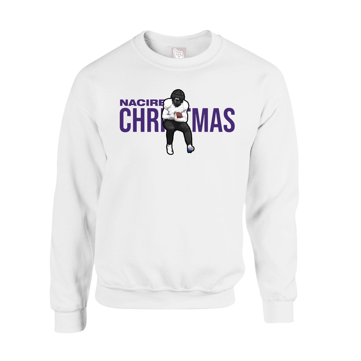 Fleece Crew — Player Name in White