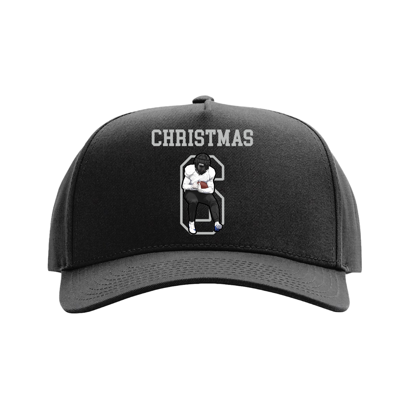 Full Fabric Five-Panel Champ Cap — Shirsey in Black