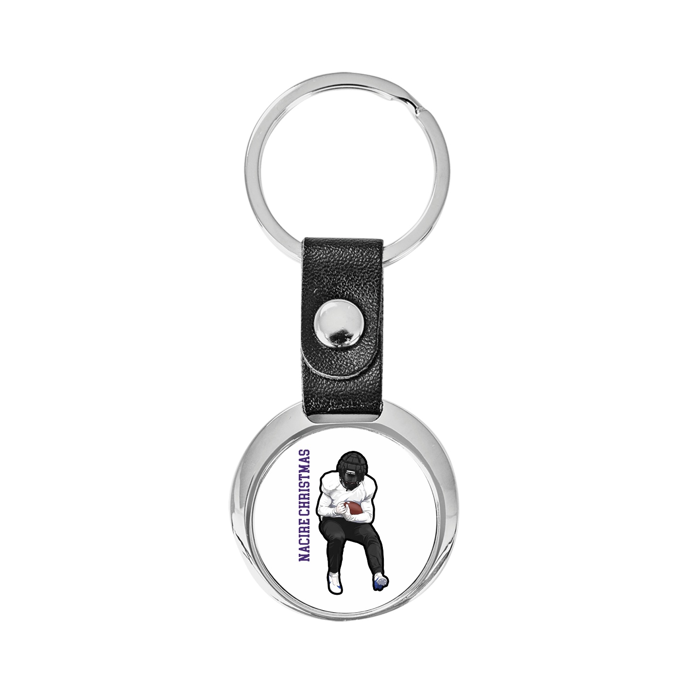 Key Chain — Name Vertical in Classic