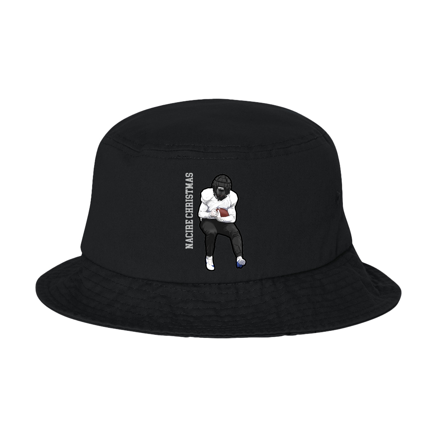 Bucket Cap — Name Vertical in Black