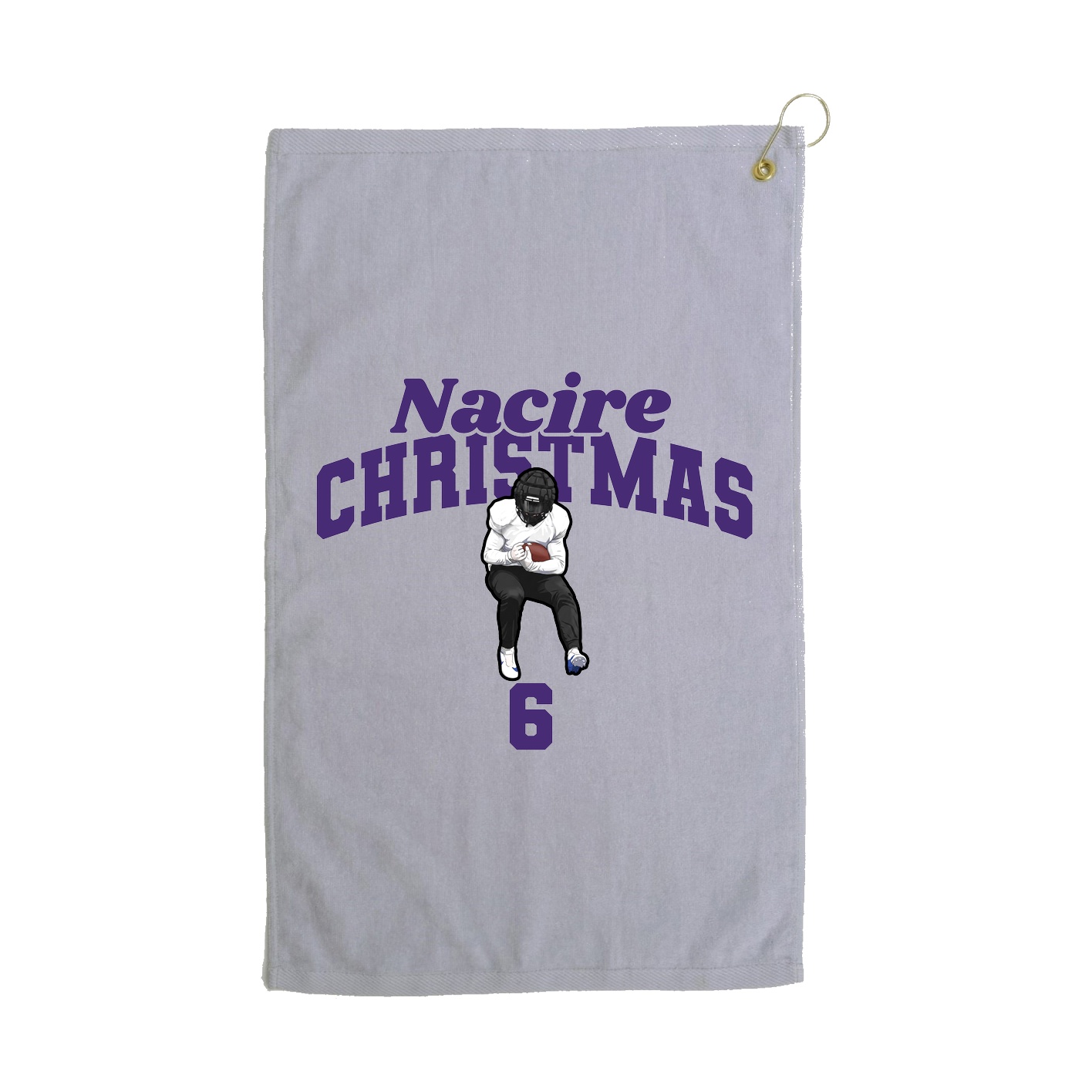 Golf Towel — Signature Arch in Grey