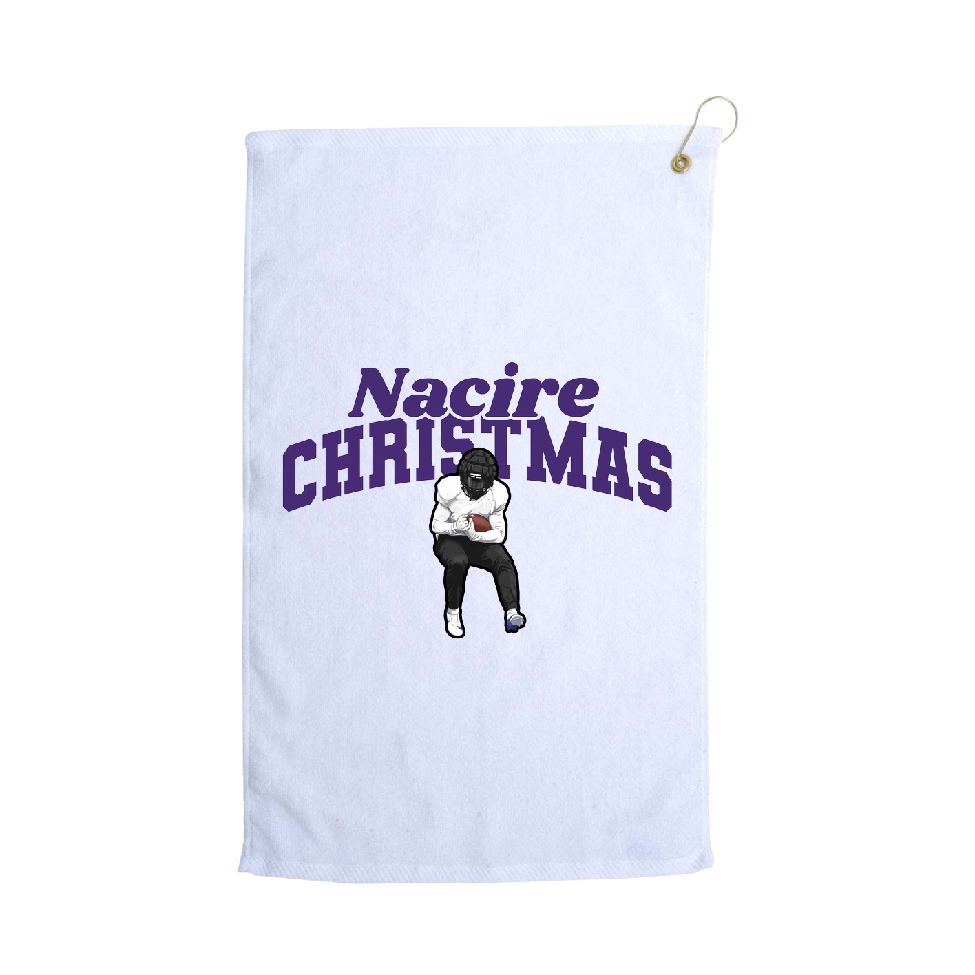 Golf Towel — Signature Arch in White