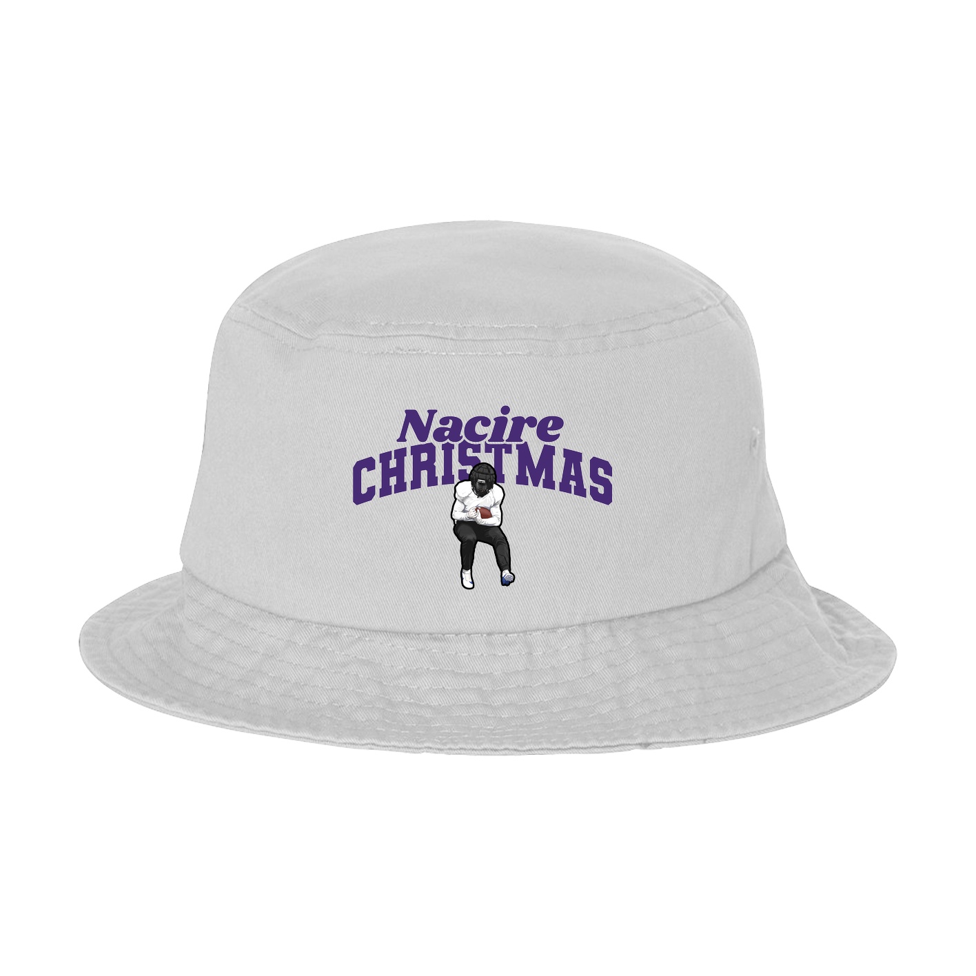 Bucket Cap — Signature Arch in White