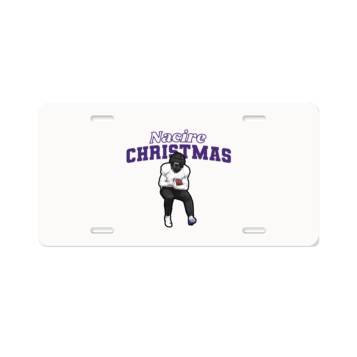 License Plate — Name Arch in Classic