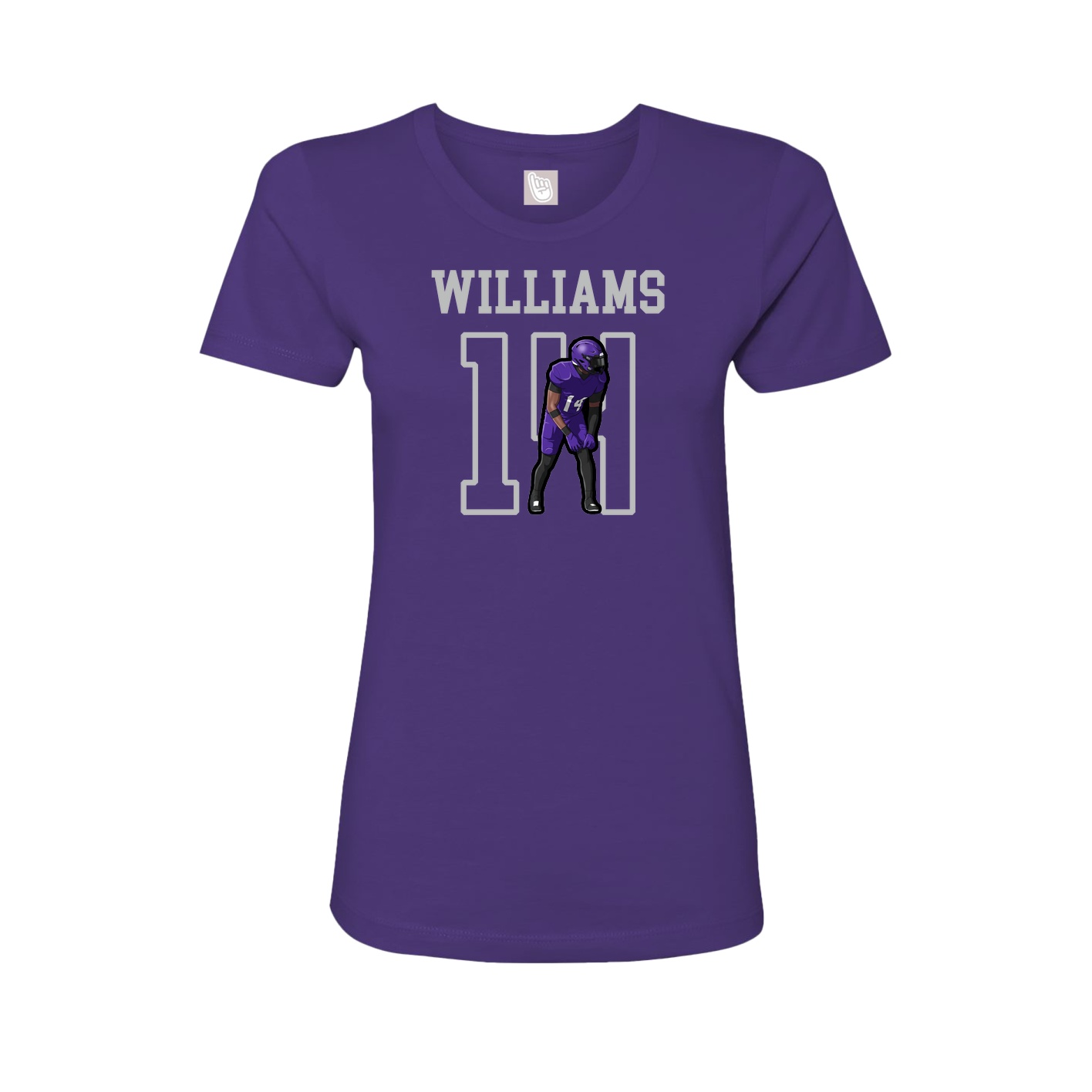 Fitted Women's Tee — Shirsey in Purple