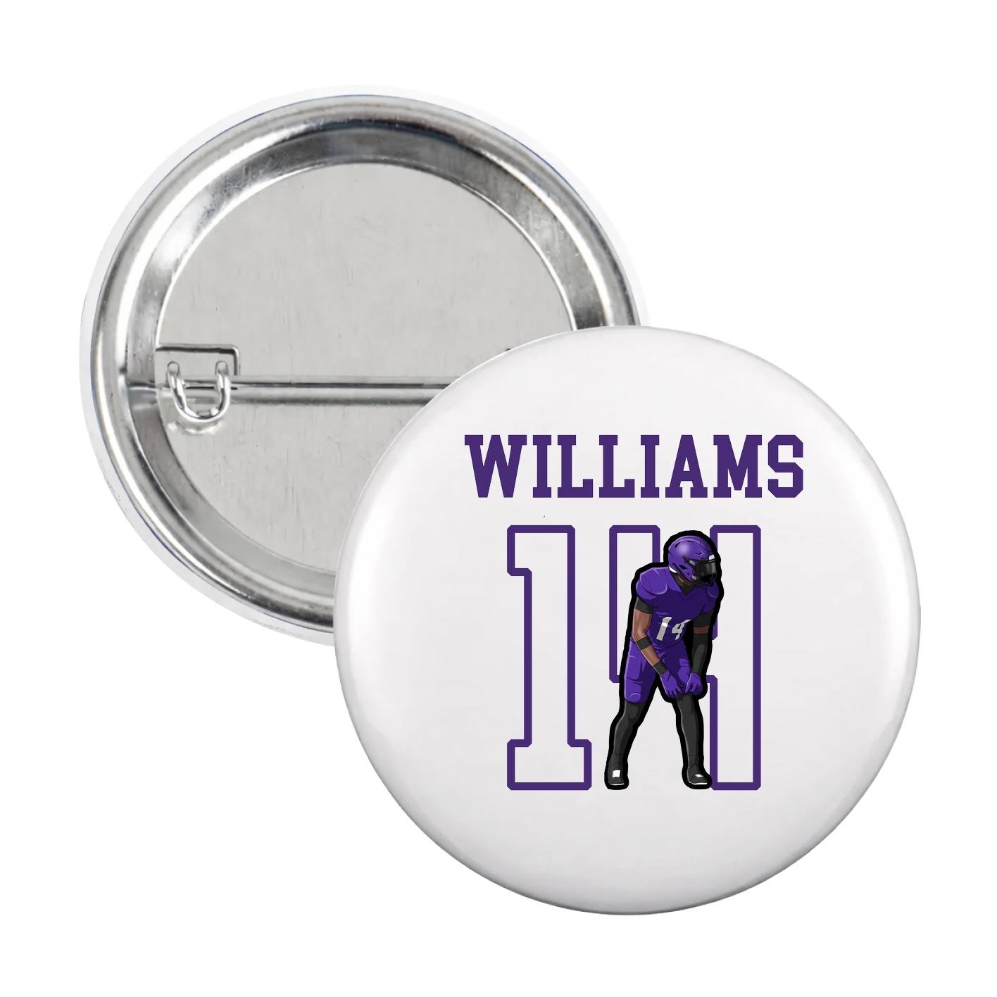 Game Day Button — Shirsey in White