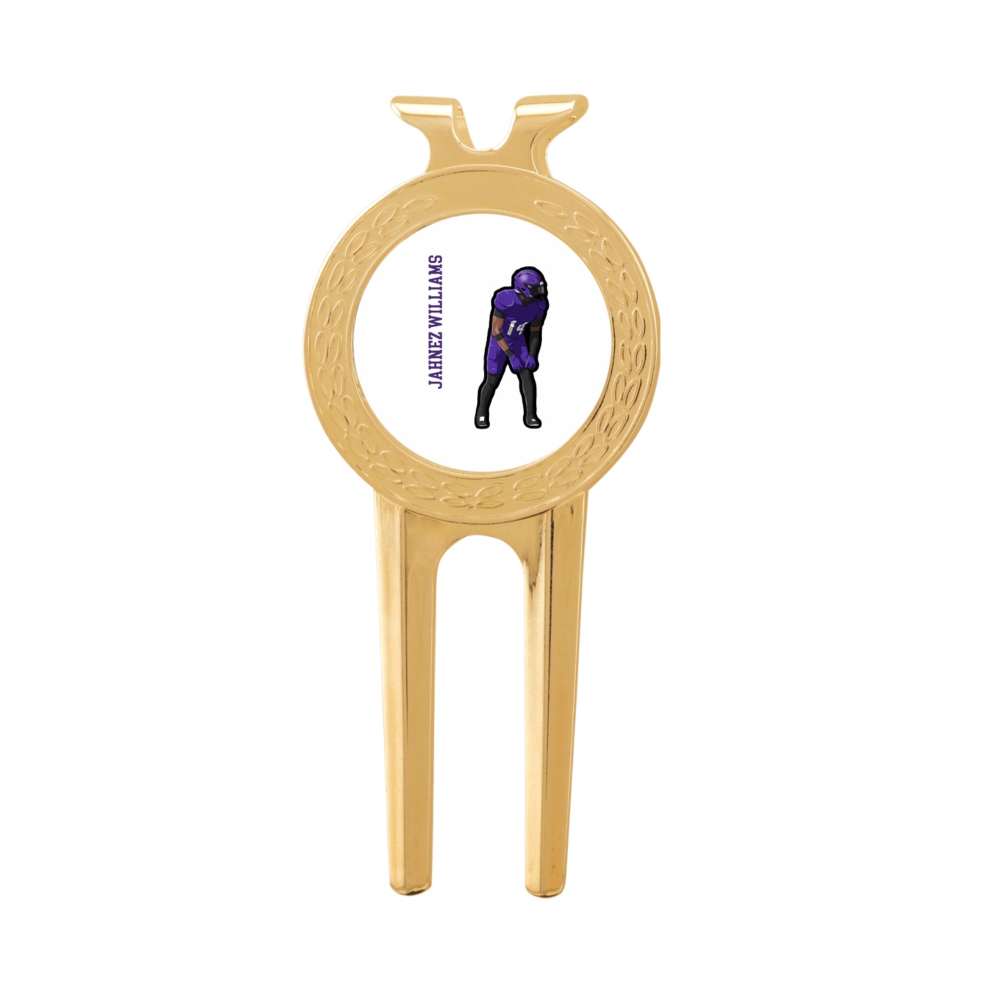 Divot Tool with Ball Marker — Name Vertical in Classic
