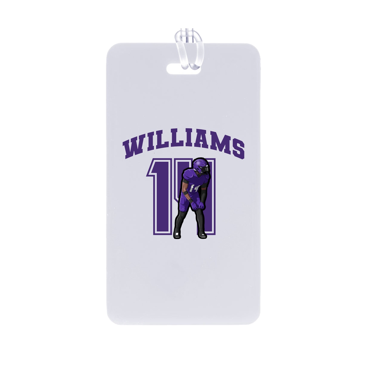 Bag Tag — Number in Classic
