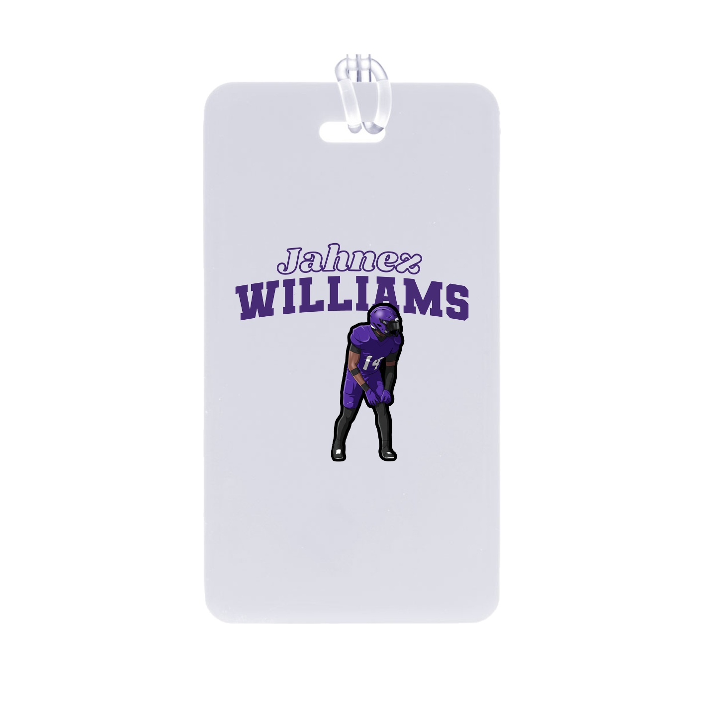 Bag Tag — Name Arch in Classic
