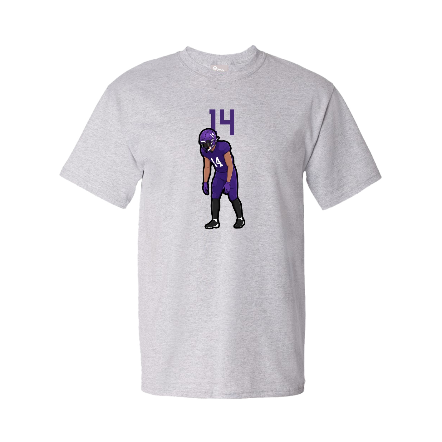 Tee — Number Top in Grey