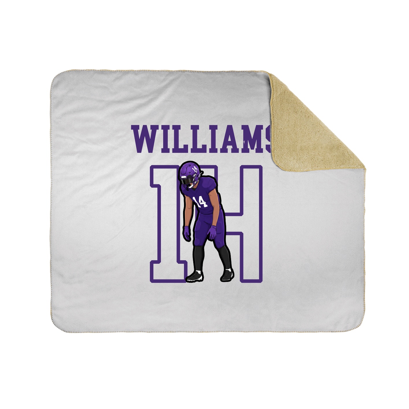 Throw Blanket — Shirsey in White