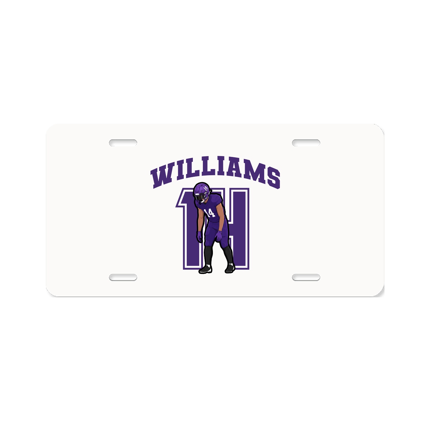 License Plate — Number in Classic