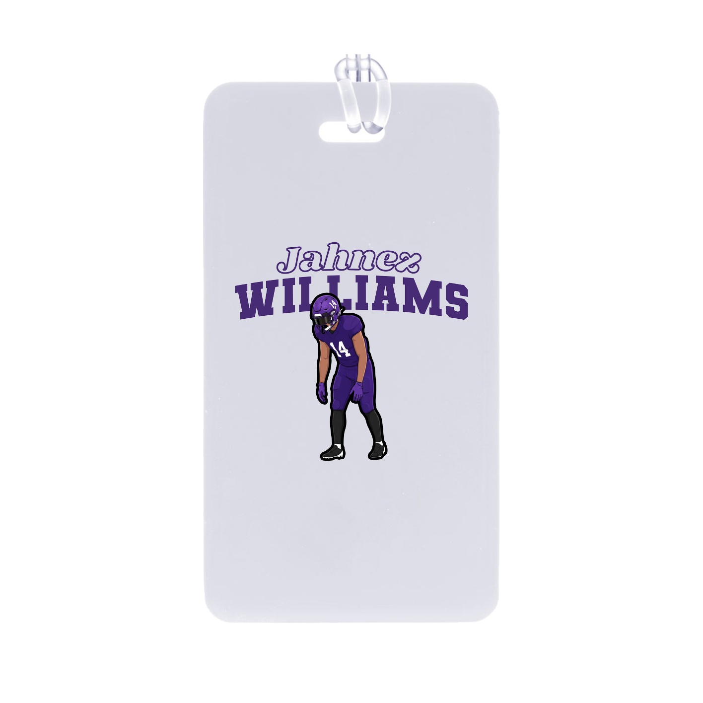 Bag Tag — Name Arch in Classic