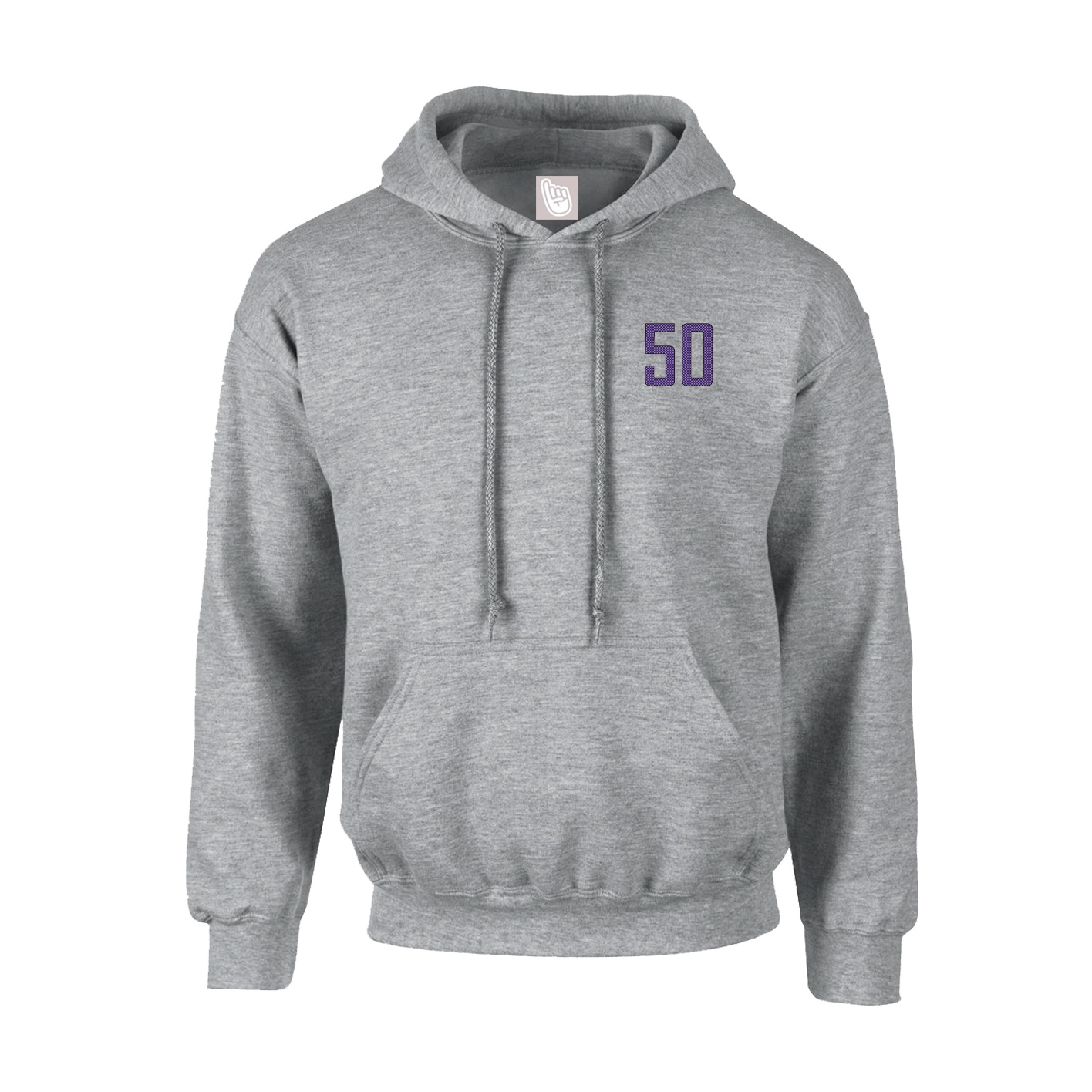 Hoodie — Front Shirsy in Grey