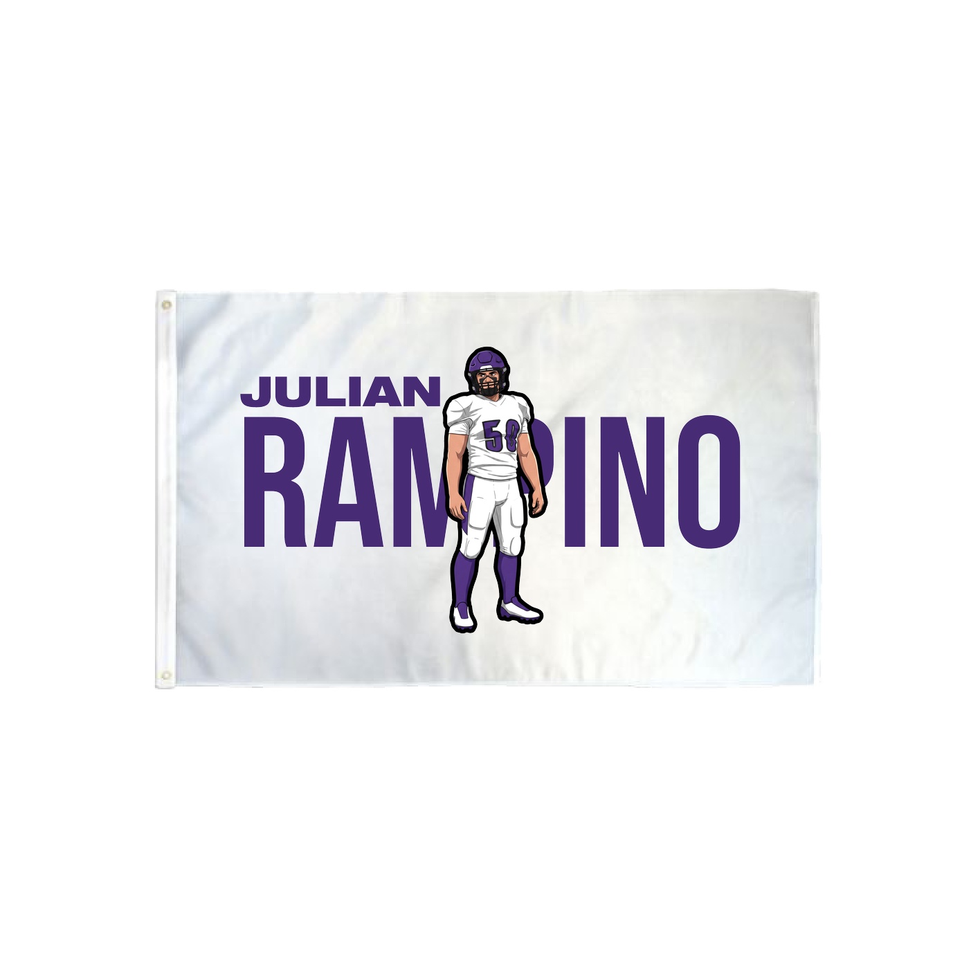 3x5 Flag — Player Name in Classic