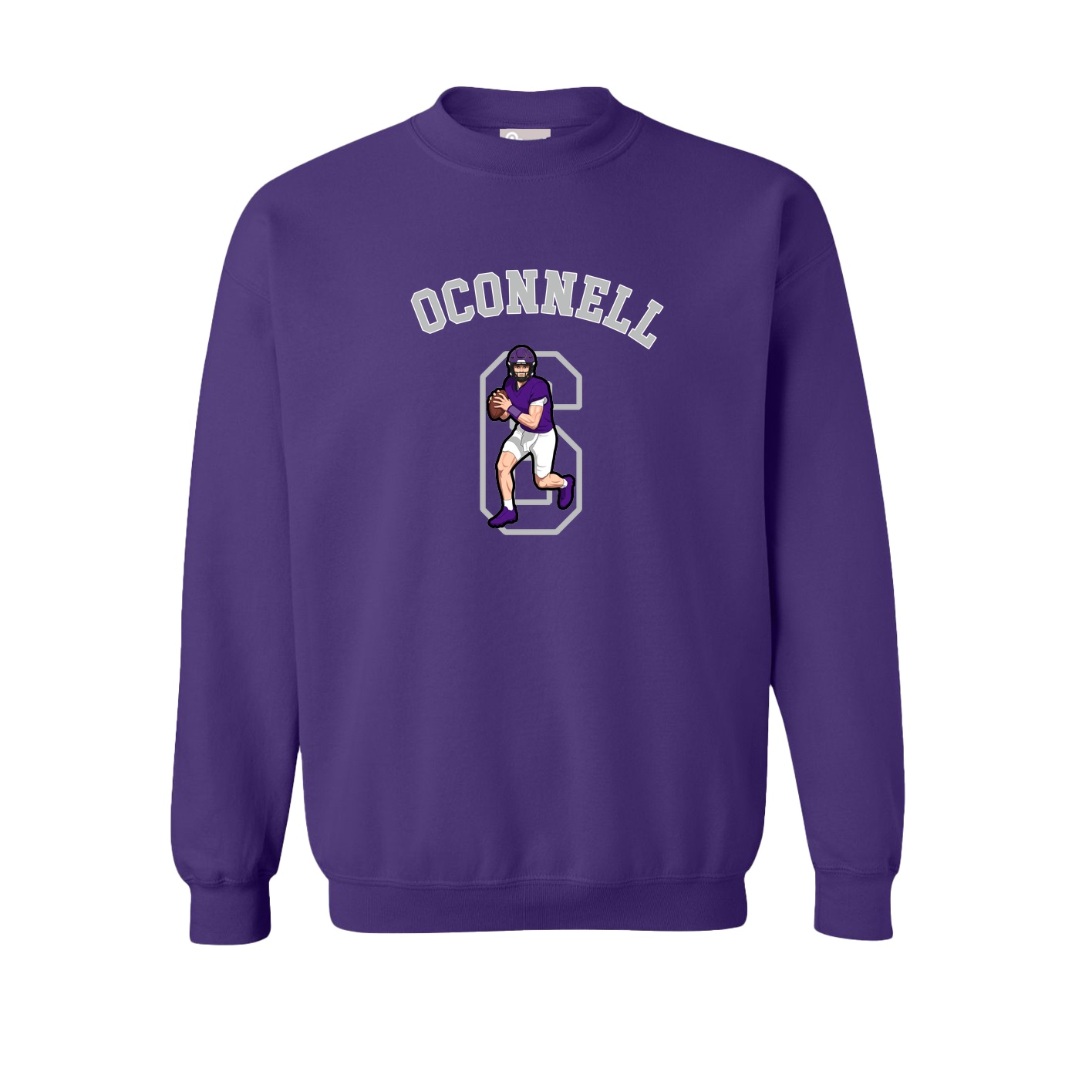 Fleece Crew — Shirsey Arch in Purple