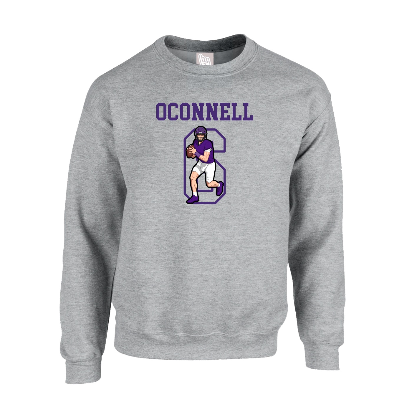 Fleece Crew — Shirsey in Grey