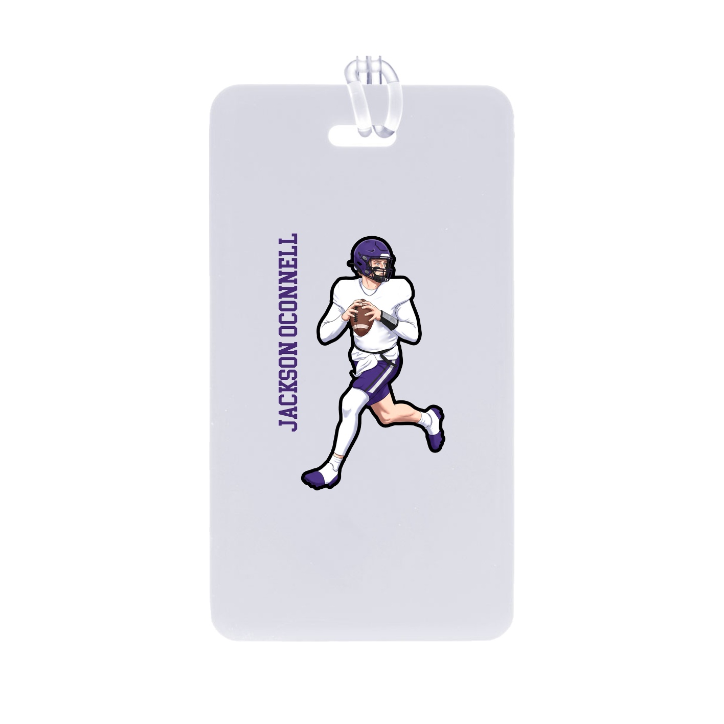 Bag Tag — Name Vertical in Classic