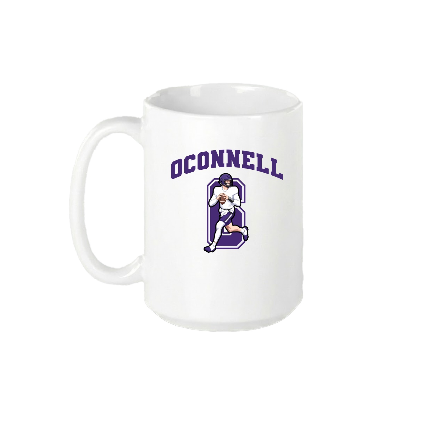 15oz Coffee Mug — Number in White