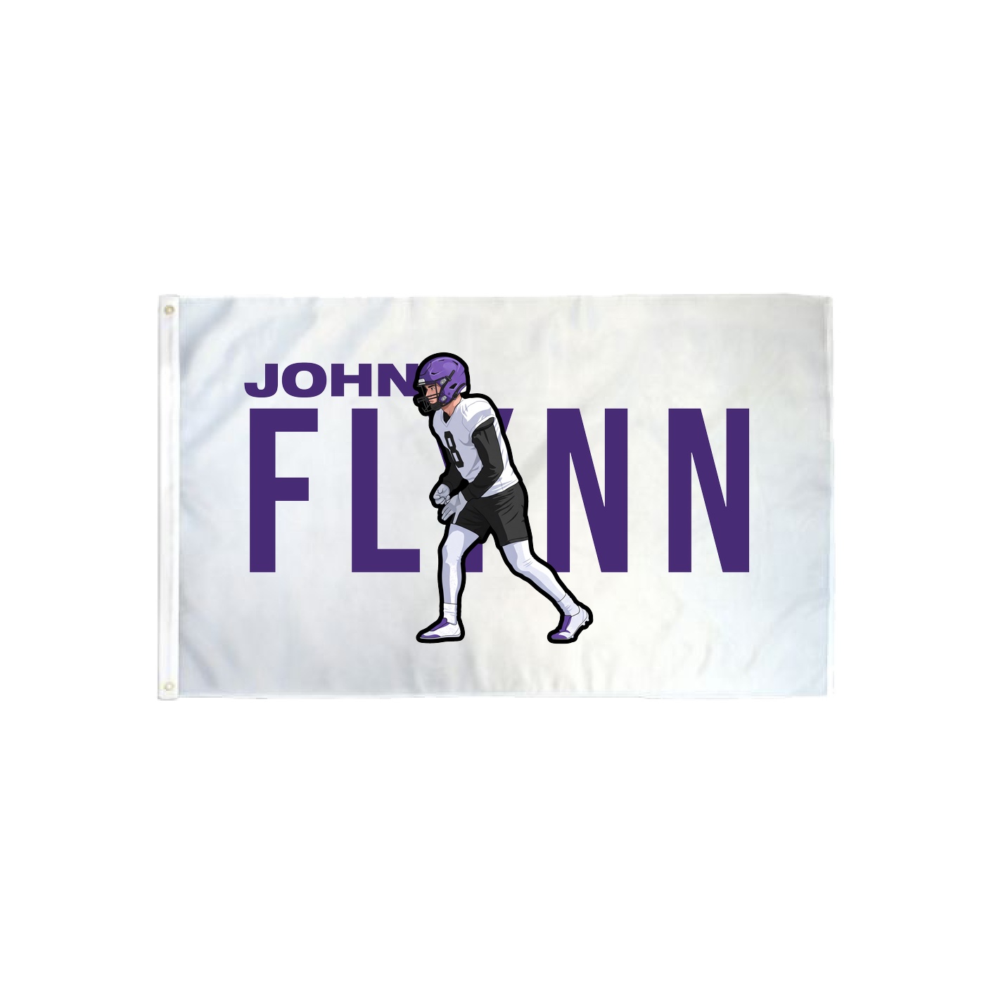 3x5 Flag — Player Name in Classic