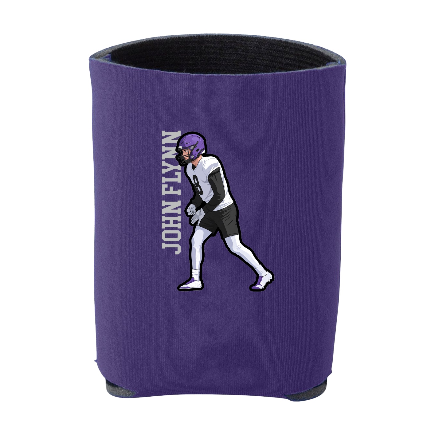 Can Holder — Name Vertical in Purple