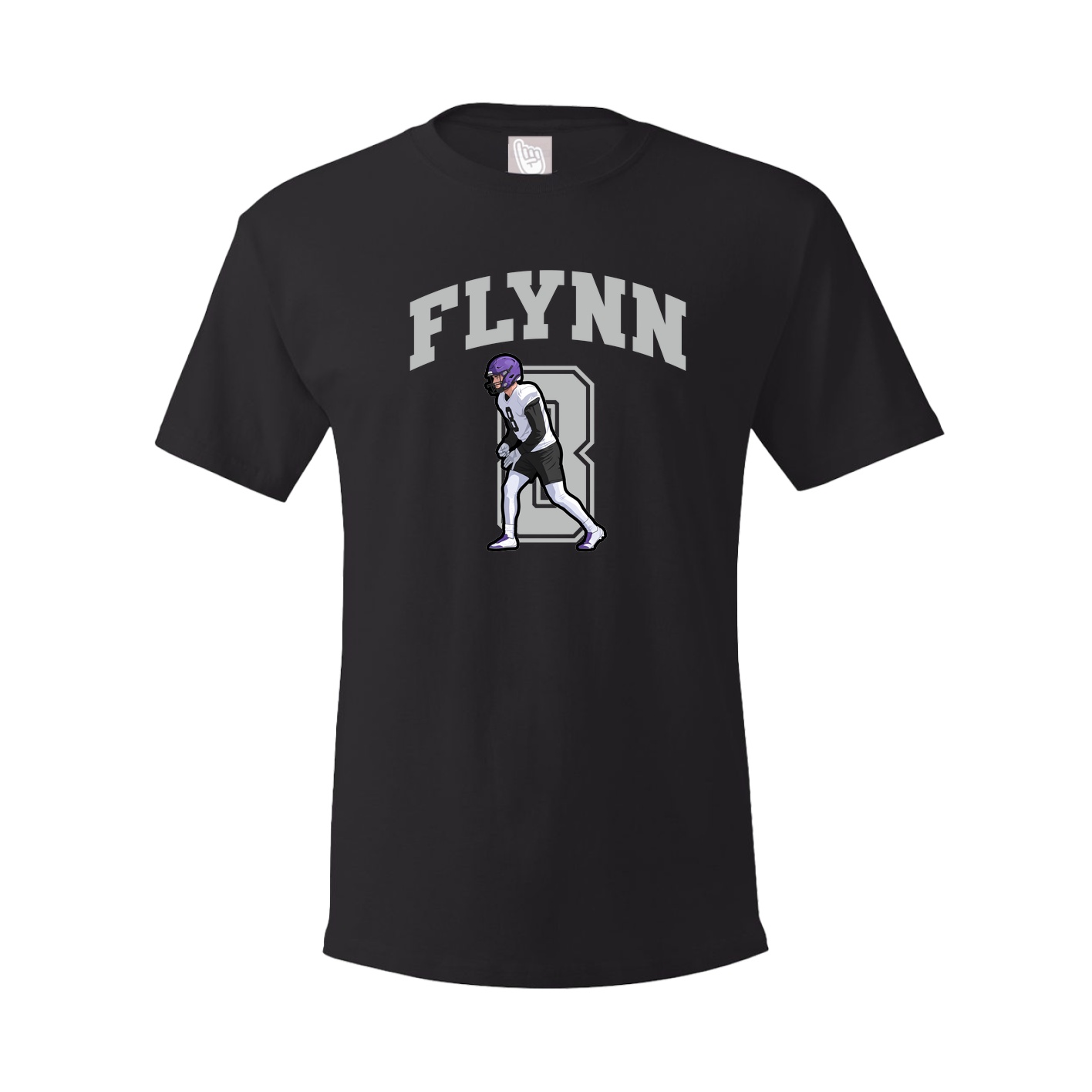 Youth Tee — Number in Black