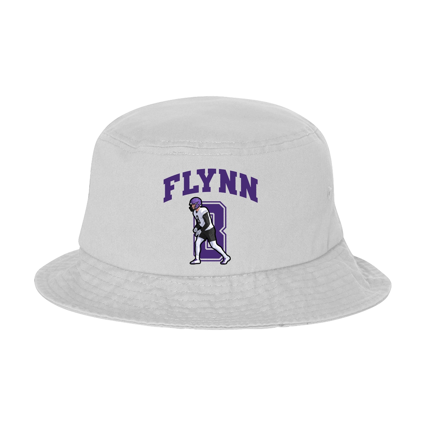 Bucket Cap — Number in White