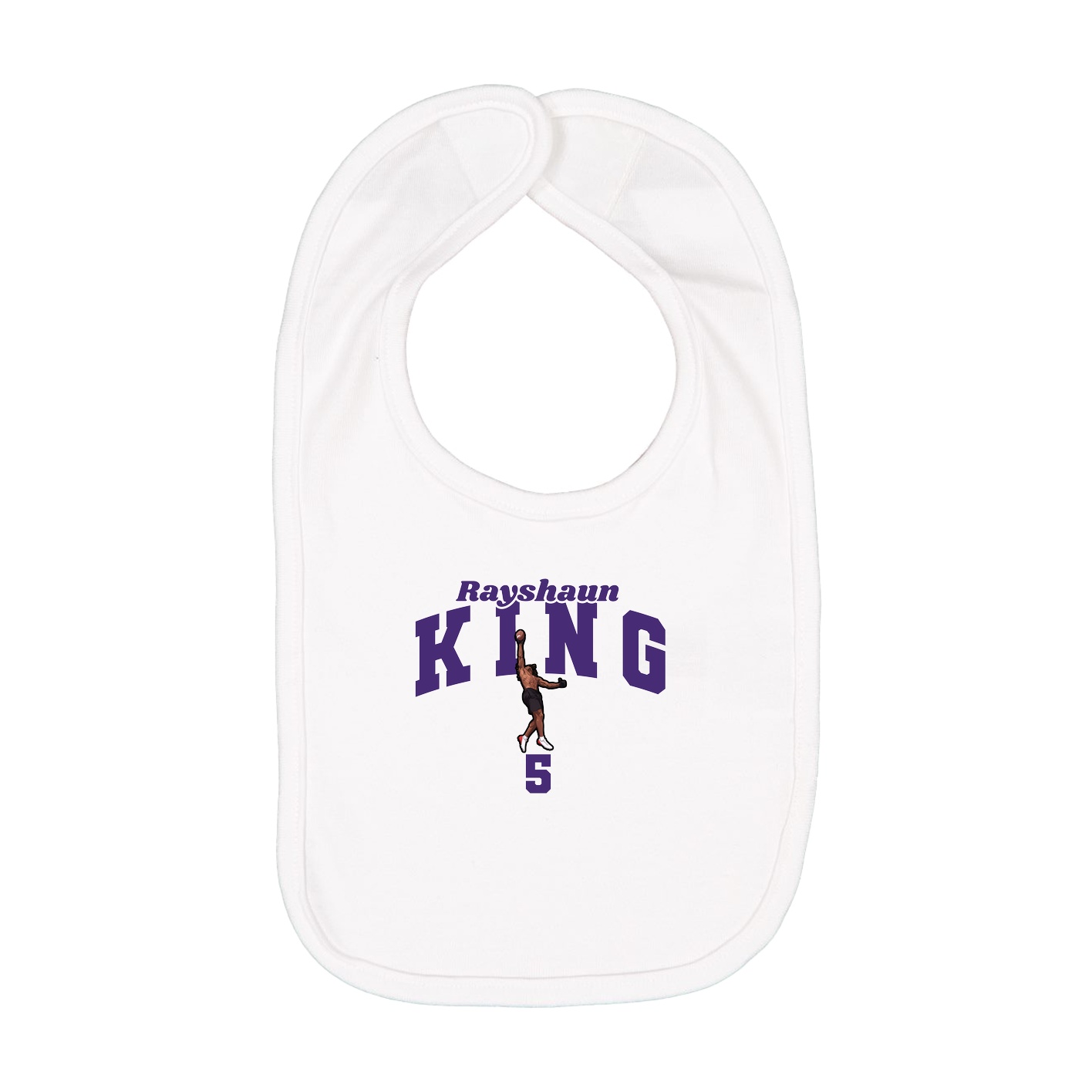 Infant Bib — Signature Arch in White