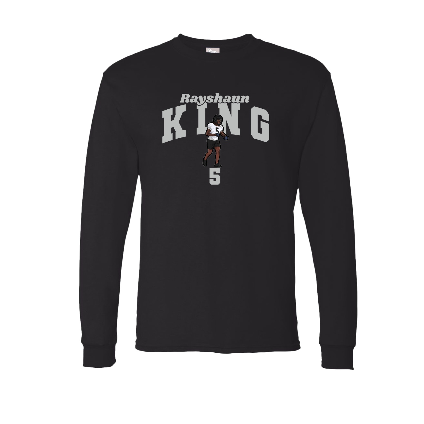 Long Sleeve Tee — Signature Arch in Black