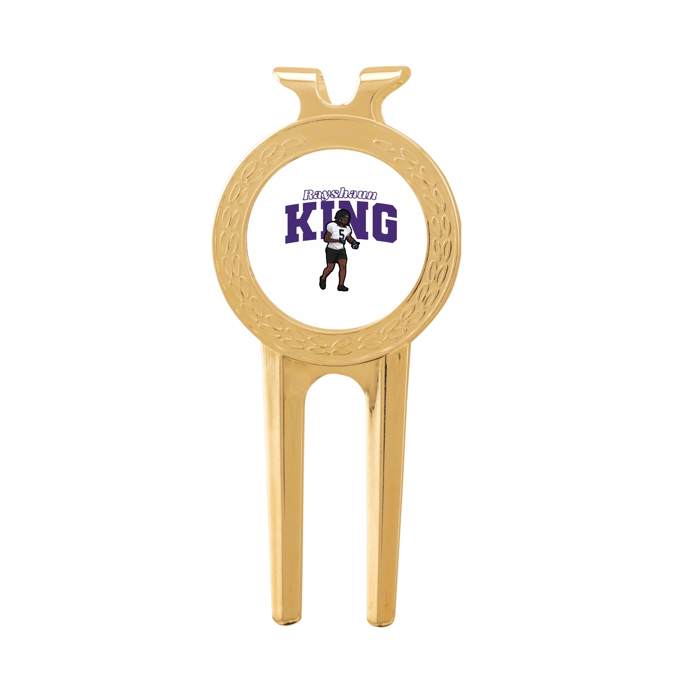 Divot Tool with Ball Marker — Name Arch in Classic